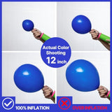 100 Royal Blue 10" Balloons – Matte Latex for Party, Graduation, or Patriotic Decor
