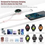 2 in 1 for Watch Charger, 25W USB C Fast Charger Compatible with Galaxy Watch 8/8 Classic/Ultra/7/6/6 Classic/5 Pro/5/4/4