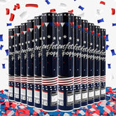 Confetti Cannon 12 Pack Party Poppers 4Th Of July Patriotic Confetti Poppers For July 4Th Decor Biodegradable Poppers Red White Blue Independence Day Confetti Shooter For Celebration Party Decorations