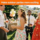 6pcs Gold Confetti Cannon Poppers Party Shooter Celebration Supplies