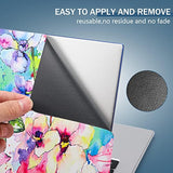 Laptop Skin Sticker Decal 12 13 13.3 14 15 15.4 15.6 Inch Personalized Universal Notebook Vinyl Skin Stickers Cover Art Decal Computer Protector (Flowers)