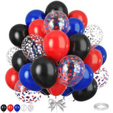 Halloween Balloon Set: Black, Orange, Green, Purple - Spooky Party Decor