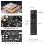 T20 Fully Balanced Tube Preamp for Home Audio - ECC83 Tube Design, Swappable Op-Amps & Tubes, XLR/RCA Inputs/Outputs, Pre-Amp for 2 Channel Stereo