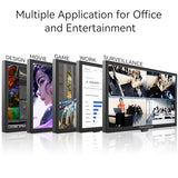 19 Inch Computer Monitor 1440X900 Pc Monitor With Hdmi Vga Av Bnc Usb Ports, 60Hz, 5Ms, Vesa, Display Build-In Speakers For Office Home