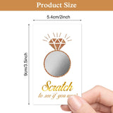 50 Pack Diamond Bridal Shower Scratch Off Game Cards For Country Wedding, Bridal Shower, Bridal Lottery Tickets, Wedding Shower Ideas (Scratch To See If You Won)