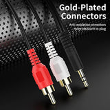 3.5Mm To Rca Cable 10Ft, 3.5Mm Trs Male To 2Rca Male Stereo Y Splitter Rca Cor