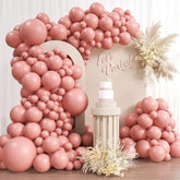 Dusty Pink Balloon Arch Kit: Boho Party Decor, Assorted Sizes