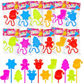100pcs Bulk Christmas Party Favors Sticky Hands Toys Stocking Stuffers for Kids