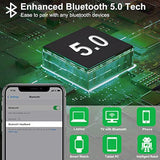 Bluetooth Headband For Women, Hd Speakers Bluetooth 5.0 Wireless Headband Head