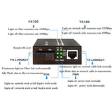 10/100Mbps Ethernet Media Converters, Bi-Directional Single-Mode Sc Fiber - A Pair Of 10/100Base-Tx To 100Base-Fx Up To 20Km(12.4Mi)