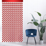 2 Pack 3.2Ft X 6.6Ft Valentine'S Day Metallic Foil Fringe Curtain, Red Heart Shape Tinsel Curtains Streamers Photo Props Backdrop For Engagement Wedding Party Decorations