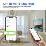 Mini Smart Plug, 15A Wifi Plugs Work With Alexa & Google Assistant, Smart Outlet With Timer & Group Controller, Wifi Outlet For Home, No Hub Required,2.4G Wifi Only, Etl&Fcc Approvel, White, 2 Pack