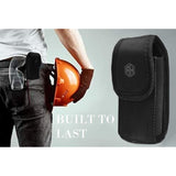 Military Grade Cell Phone Case,Rugged Pouch Holster Inhale Holder Clip Belt Flip Phone Case Fits Kyocera Cadence S2720, Duraxtp, Duraxv Lte, Duraxv Plus, Duraxe, Most Large Flip Phones & Insulin Pumps