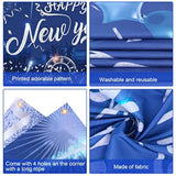 2026 Happy New Year Banner City Night Backdrop Party Photo Props