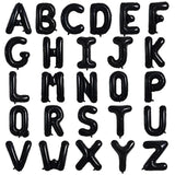 52 Pieces 16 Inch Black Letter A-Z Balloons,Custom Phrase Mylar Foil Alphabet Letter Diy Personalized Phrase Banner For Birthday Anniversary Celebration Graduation Party Supplies Decoration