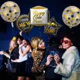 New Year 2026 4D Square and Disco Ball Balloons Party Decor