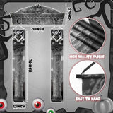 3Pcs Halloween Cemetery Archway Banners Gothic Outdoor Sign Party Decorations Set