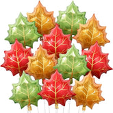 Large Fall Maple Leaf Balloons 24 Inch 12 Pack Autumn Party Birthday Wedding Decor