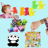 128-piece kids party favor toy set for classroom prizes and goodie bags