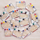 Thank You For Coming Gifts For Kids - Race Car Party Favors - 24 Pcs Race Car Party Supplies - Race Car Wooden Painting Kit For Kids - Kids Birthday Boys Girls Gifts Bulk