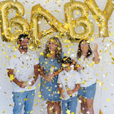 6pcs Gold Star Confetti Cannons Party Poppers for New Year 2026 Celebration