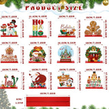 12 Pcs Christmas Wooden Centerpieces For Table Duplex Printing Christmas Table Decorations Snowman Santa Reindeer Gingerbread Man Xmas Sign Decor Holidays Indoor Ornament, 12 Styles