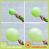 Lime Green Balloons, 140 Pcs Lime Balloons Different Sizes Pack Of 18 Inch 12 Inch 10 Inch 5 Inch Yellowish Green Balloons For Balloon Garland Or Balloon Arch As Party Decorations, Green-Y6
