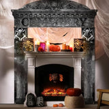 3Pcs Halloween Cemetery Archway Banners Gothic Outdoor Sign Party Decorations Set