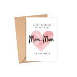 Happy Birthday To The Best Mom-Mom In The World Card - Mom-Mom Birthday Card - Mom-Mom Card - Mother'S Day Gift - Happy Birthday Card Happy Birthday Mom