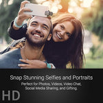 Pro Lens Kit For Iphone And Android, Macro And Wide Angle Lens With Led Light And Travel Case Black