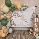 4pcs  Rustic Burlap Baby Shower Boxes  for Gender Reveal & Party Decor