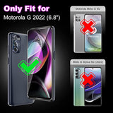 4 Pack Screen Protector For Motorola Moto G 5G 2022-2 Pack Tempered Glass Screen Protector And 2 Pack Camera Lens Protector - Shatter Proof- Hd Clarity