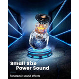 Portable Bluetooth Speakers With Colorful Lights, Loud Sound, Small Bluetooth Speaker With Wireless Stereo Pairing, Mini Gifts For Kids, Teen, Girls, Boys, Women