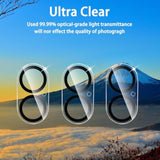 iPhone 16 & 16 Plus Camera Lens Protector 3-Pack Tempered Glass 9H