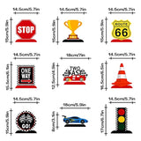 Race Car Two Fast Birthday Table Honeycomb Centerpieces - 9Pcs Let'S G