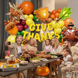 Fall Balloon Arch Kit: Thanksgiving, Harvest Party Decor - 164 Piece