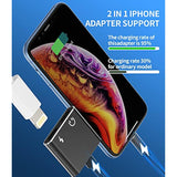 Headphone Adapter Compatible For Iphone Compatible With Lightning To Audio Jack And Charger Earphone Charging Splitter 11 12Mini Pro Max Xs Xr X Se For Ipad Connector Converter For Apple Mfi Certified