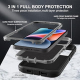 Heavy Duty 3 in 1 Case for iPhone 13/iPhone 14 with Magsafe Compatibility