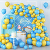 Royal Blue & Silver Balloon Garland Kit for Birthday, Baby Shower, Wedding, or Anniversary