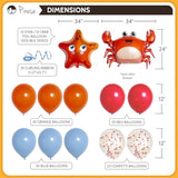 Crab Party Decorations, Crab Birthday Decor, Crab Decorations Party, Crab Feast Party Supplies | Seafood Boil Party Supplies | Crab Sign | Crab Balloon | Crab Boil Party Supplies, Seafood Party