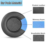 Pro C/Y80B Earpads Replacement Compatible With Oneodio Studio Wireless Pro C/Y80B Headphones Ear Pads Cushions Upgrade Thicker Protein Leather Memory Foam Black