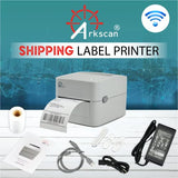 2054K-Bp Shipping Label Printer Support Bluetooth-Enabled Computer Device Over Wireless Or Usb Connection, Works W/Ios Android Windows Macos Chromeos For 4X6 Direct Thermal Label, Not Wifi