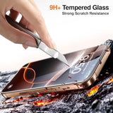 2 Pack Privacy Screen Protector for iPhone 12 Pro Max, Anti-Spy Tempered Glass, 9H Hardness, Scratch Resistant, Easy Installation, Bubble Free, Case