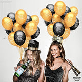 50pcs Happy New Year 2026 Latex Balloons Party Decorations