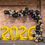40in Gold 2026 Number Balloon Happy New Year Party Decorations