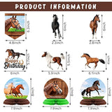 29 Pieces Horse Party Decorations Horse Birthday Banners Horse Hanging