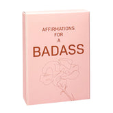 60 Badass Affirmation Cards For Women Positive Inspirational Motivational Daily Badass Affirmations Cards Spiritual Self Care Gifts For Women Her Sister Friend