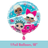 LOL Balloons - LOL Birthday Party Decorations - Bundle with 8 Latex, 1 Foil and Checklist - Birthday Balloons - Party Decorations and Supplies