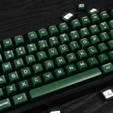 142 Keys Pbt Doubleshot Sa Keycaps Dark Green Translucent Keycaps Set Fit For 61/64/87/104/108 Cherry Mx Switches Iso Ansi Mechanical Keyboard