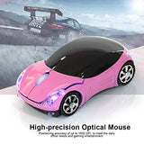2.4Ghz Mouse Cool 3D Sport Car Shape Optical, Mini Ergonomic Small Hands With Usb Receiver, 1600Dpi Cartoon Car Mouse For Laptop Pc Tablet Computer Kids Girls